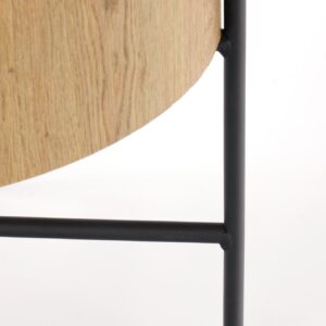 Kahvipöytä AURVICA, tammi / musta