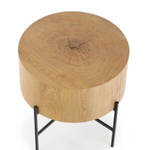 Kahvipöytä AURVICA, tammi / musta