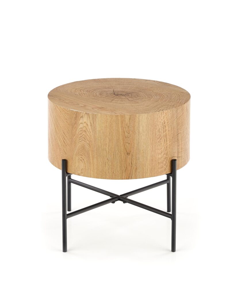 Kahvipöytä AURVICA, tammi / musta