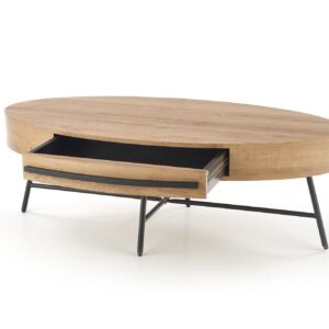 Kahvipöytä CALARIA tammi / musta