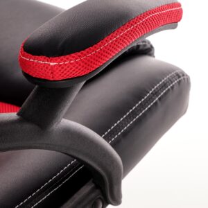 Toimistotuoli ALORON, musta / punainen