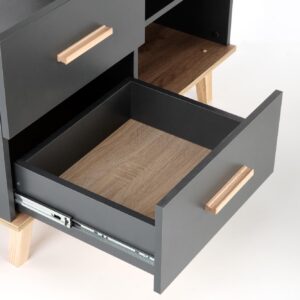 Kitjutuslaud SERGIO, antrasiitti matt - wotani tammi