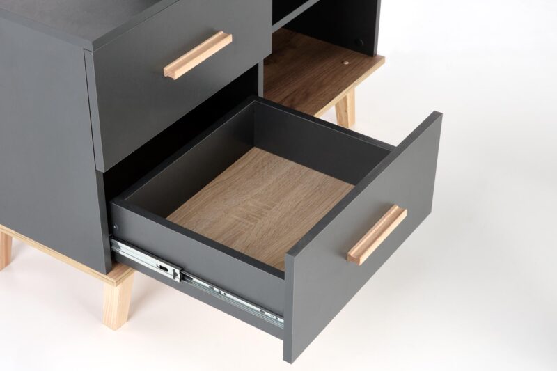 Kitjutuslaud SERGIO, antrasiitti matt - wotani tammi