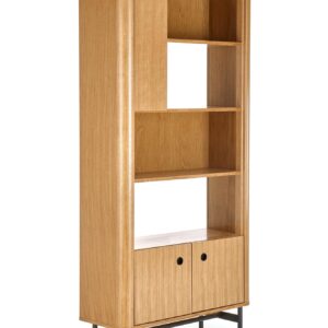 Hylly SMARTA, luonnon tammi/musta