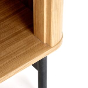 Hylly SMARTA, luonnollinen tammi / musta