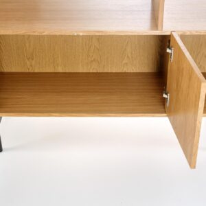 Hylly SMARTA, luonnollinen tammi / musta