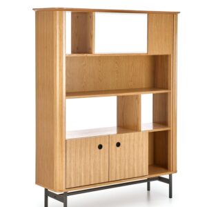 Hylly SMARTA, luonnollinen tammi / musta