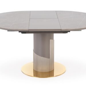 Ruokapöytä MUSVIN, harmaasta kristallista