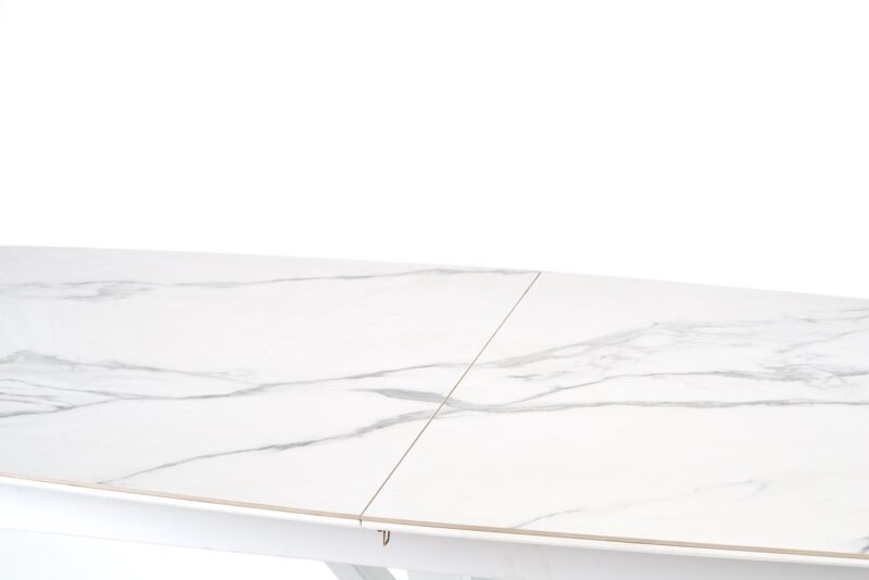 VIVALDI ruokapöytä, valkoinen marmori