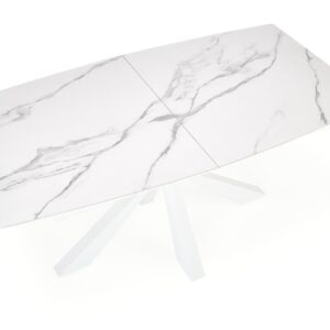 VIVALDI ruokapöytä, valkoinen marmori