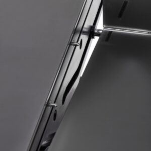 Ruokapöytä SILVERN, tummanharmaa