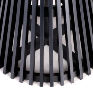 Ruokapöytä MIYARO, luonnollinen tammi / musta