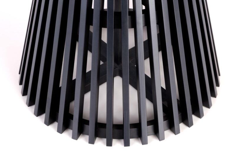 Ruokapöytä MIYARO, luonnollinen tammi / musta