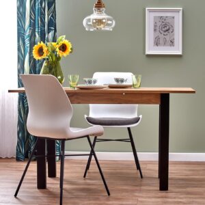 Ruokapöytä GINARO, wootani tammi / musta