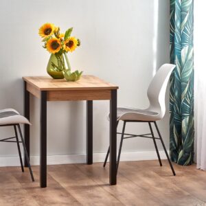 Ruokapöytä GINARO, wootani tammi / musta