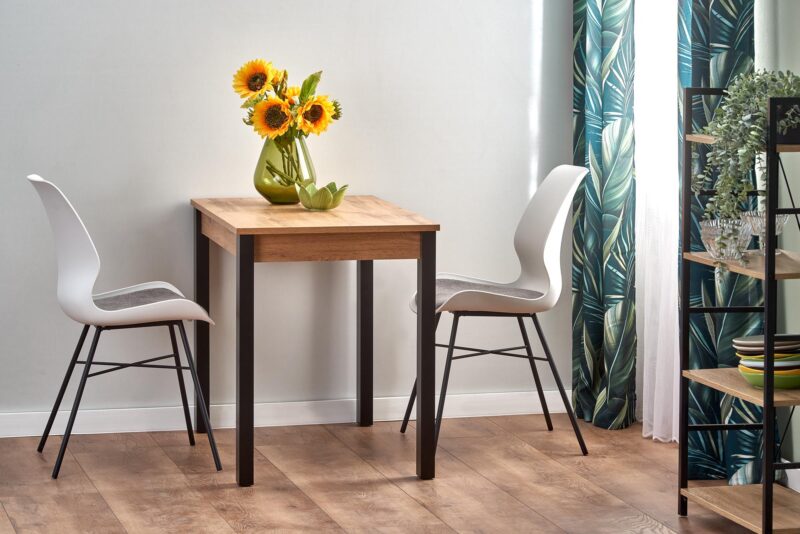 Ruokapöytä GINARO, wootani tammi / musta