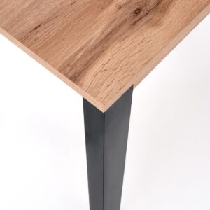 Ruokapöytä GINARO, wootani tammi / musta