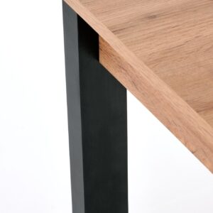 Ruokapöytä GINARO, wootani tammi / musta
