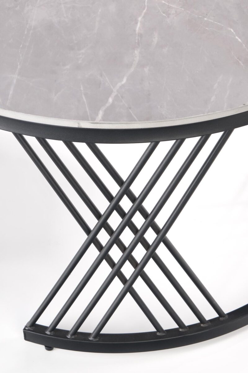 Kahvilaudanosasto FLAMINGO, harmaa marmori