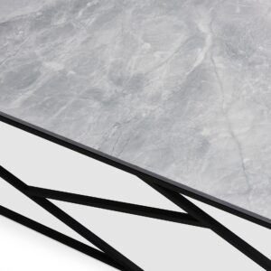 Kahvilapöytä UNIVERON 2, harmaa marmor