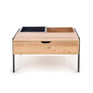 Kahvipöytä PODRIN, luonnollinen / musta