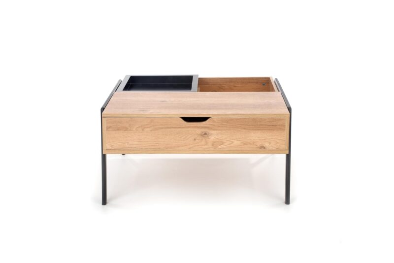 Kahvipöytä PODRIN, luonnollinen / musta