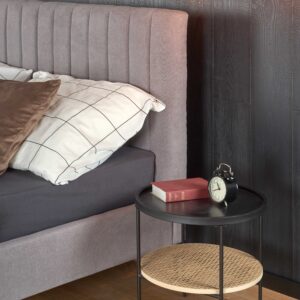 Sänky FRANCESCA 160x200, vaaleanharmaa