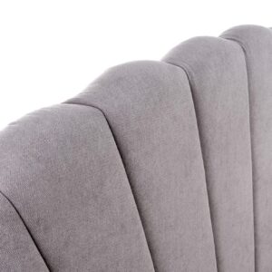 Sänky GABRIELLA 160x200, vaaleansininen / harmaa