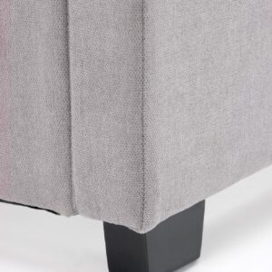 Sänky GABRIELLA 160x200, vaaleansininen / harmaa