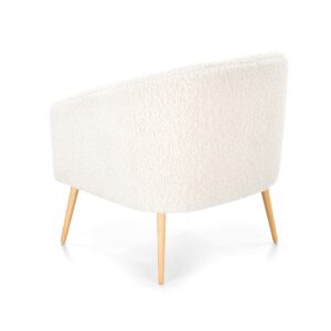 Nojatuoli GRIFON, kerma valkoinen / luonnollinen