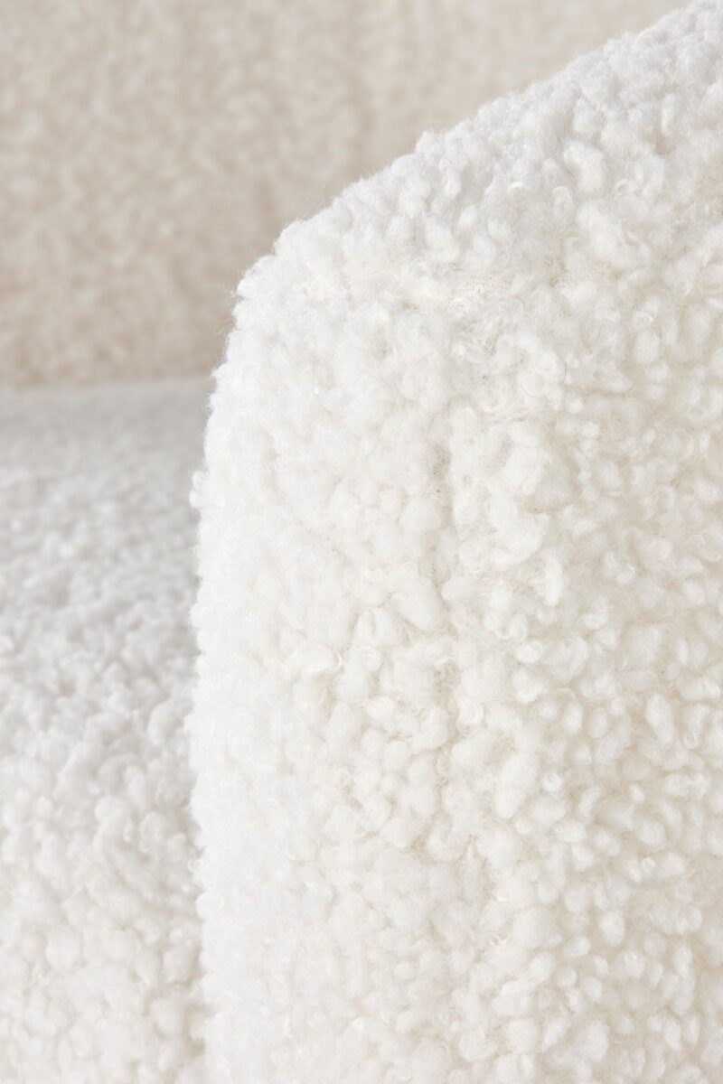 Nojatuoli GRIFON, kerma valkoinen / luonnollinen