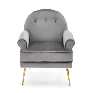 Sohva SANTIR, tummanharmaa / kultainen