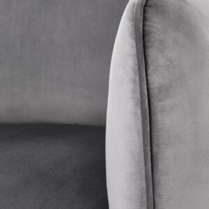 Sohva AURRIA, harmaa / musta