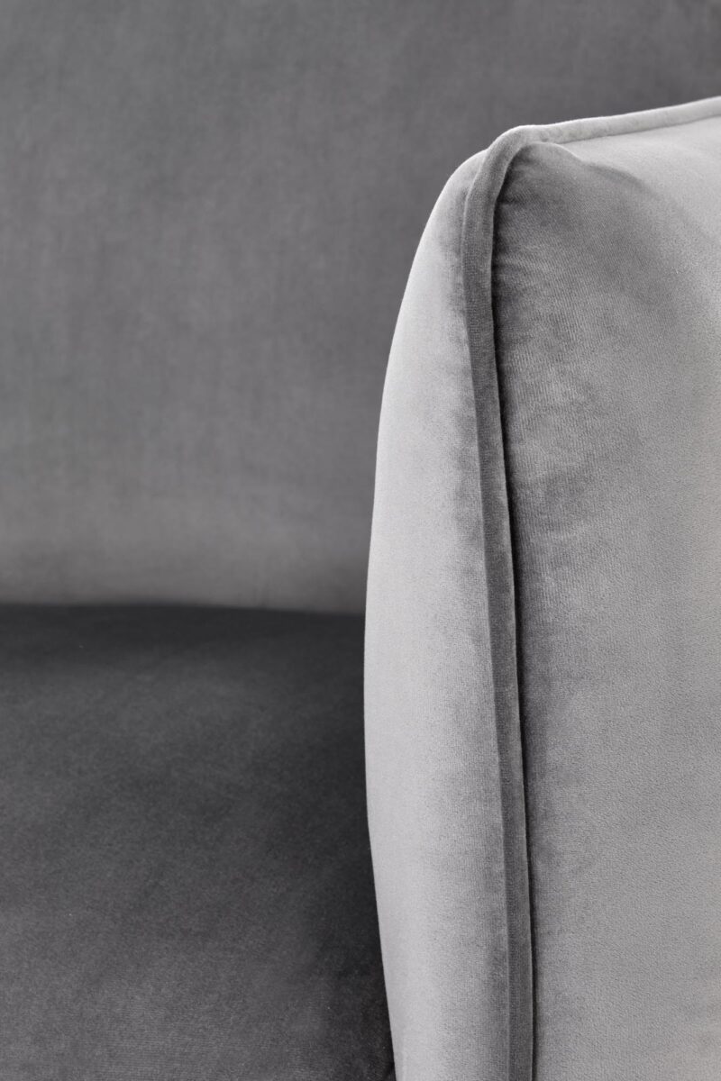 Sohva AURRIA, harmaa / musta