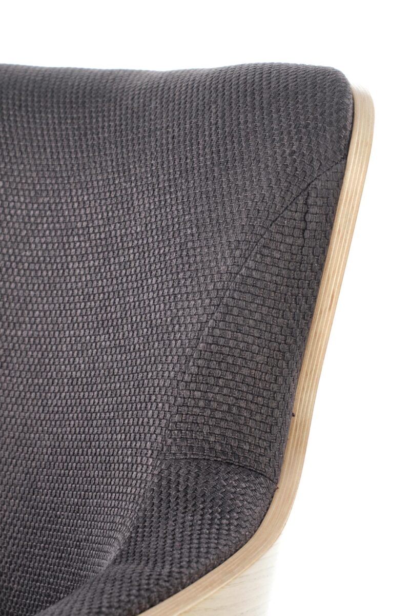 Nojatuoli CHILL, tummanharmaa / luonnon tammi