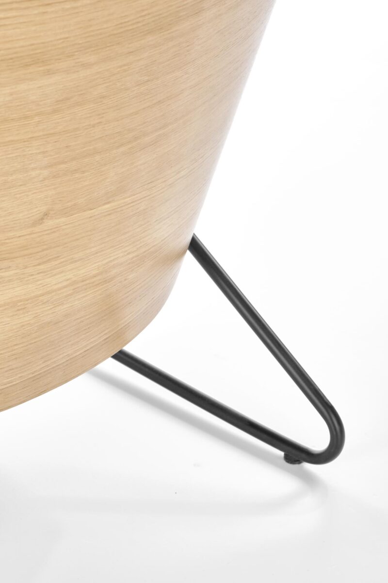 Nojatuoli CHILL, tummanharmaa / luonnon tammi