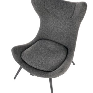 Tuoli ATLARO, tummanharmaa / musta