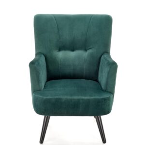 Nojatuoli PAGONA, tumma vihreä / musta