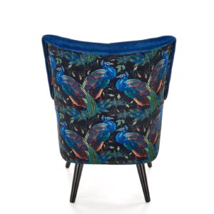 Nojatuoli PAGONA, tummansininen / musta