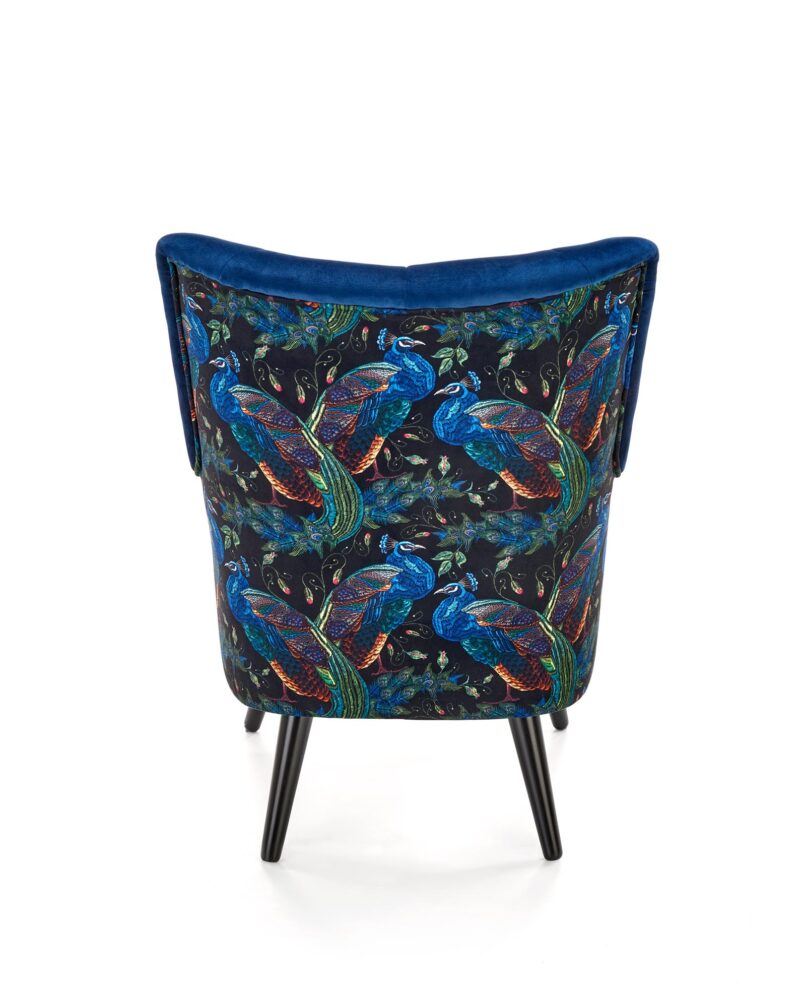 Nojatuoli PAGONA, tummansininen / musta