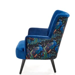 Nojatuoli PAGONA, tummansininen / musta