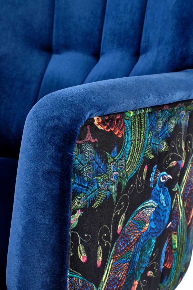 Nojatuoli PAGONA, tummansininen / musta