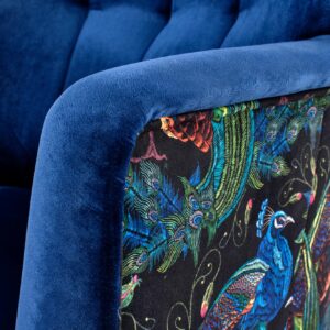 Nojatuoli PAGONA, tummansininen / musta