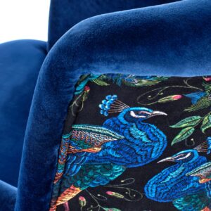 Nojatuoli PAGONA, tummansininen / musta