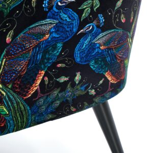 Nojatuoli PAGONA, tummansininen / musta