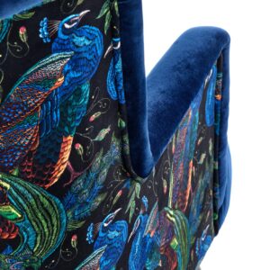 Nojatuoli PAGONA, tummansininen / musta