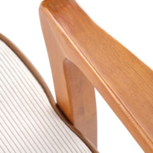 Nojatuoli PASTON, vaaleansininen / vaaleapähkinä