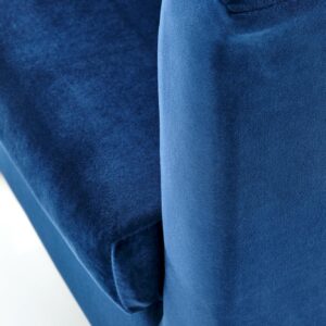 Käytävätuoli CLUBORA 2, tummansininen / luonnonväri