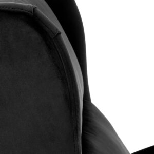 AURORA avattava nojatuoli, musta