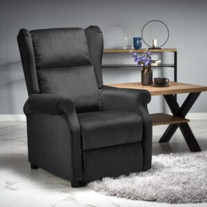 AURORA avattava nojatuoli, musta